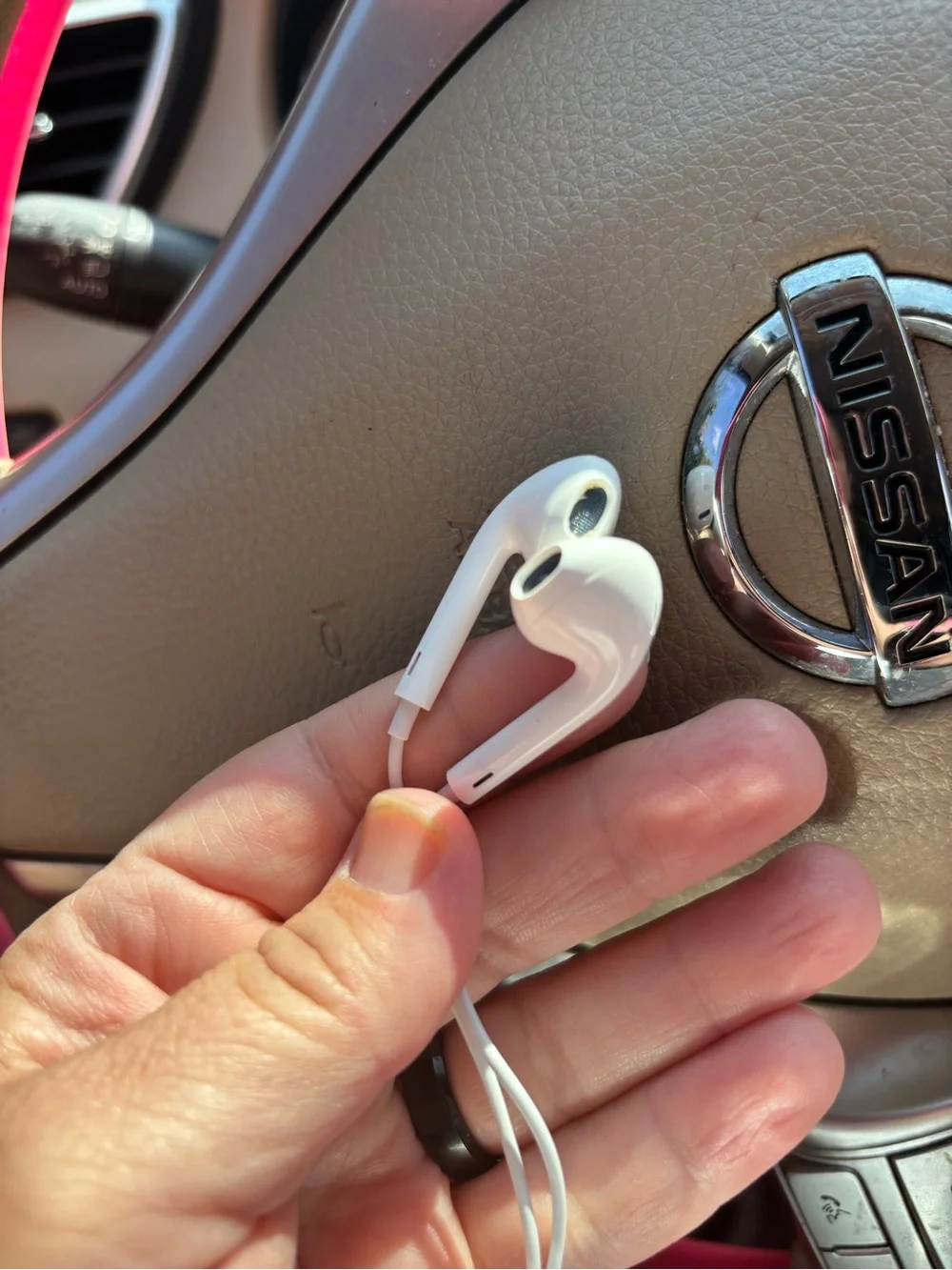 Apple White Wired Earbuds with In-line Remote and Carrying Case